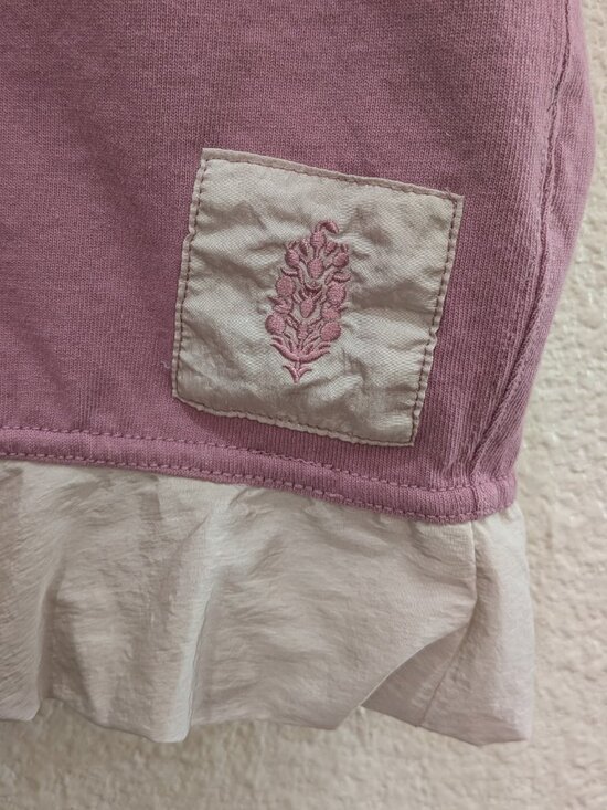 Free People Movement Baseline Tee Womens XS Oversized Relaxed Fit Athletic Pink - Picture 3 of 12